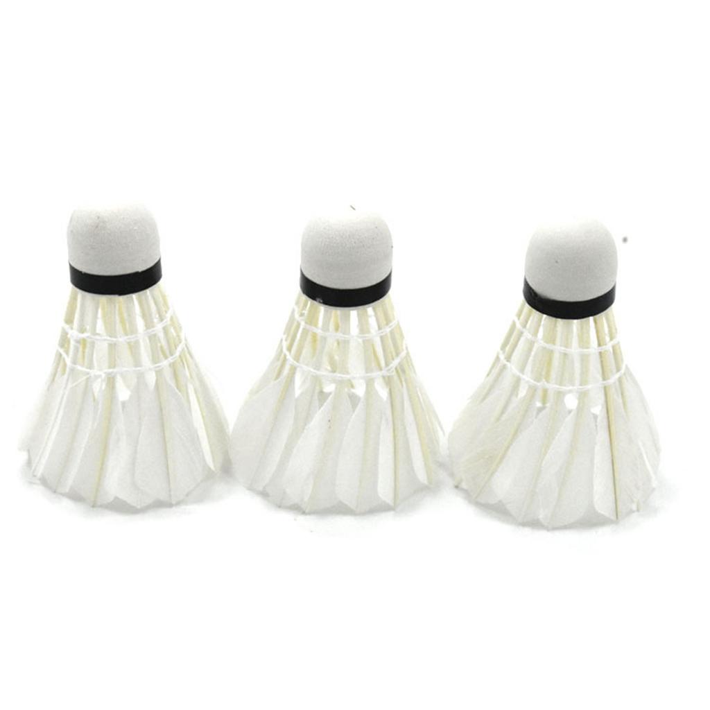 12Pcs Professional Feather Ball with Durability Stability & Balance Duck Feather Badminton Shuttlecocks Badminton Birdie