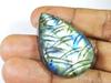 30X41MM Natural Labradorite Carving Pear Designer  Loose Gemstone 83Cts. SK-1343