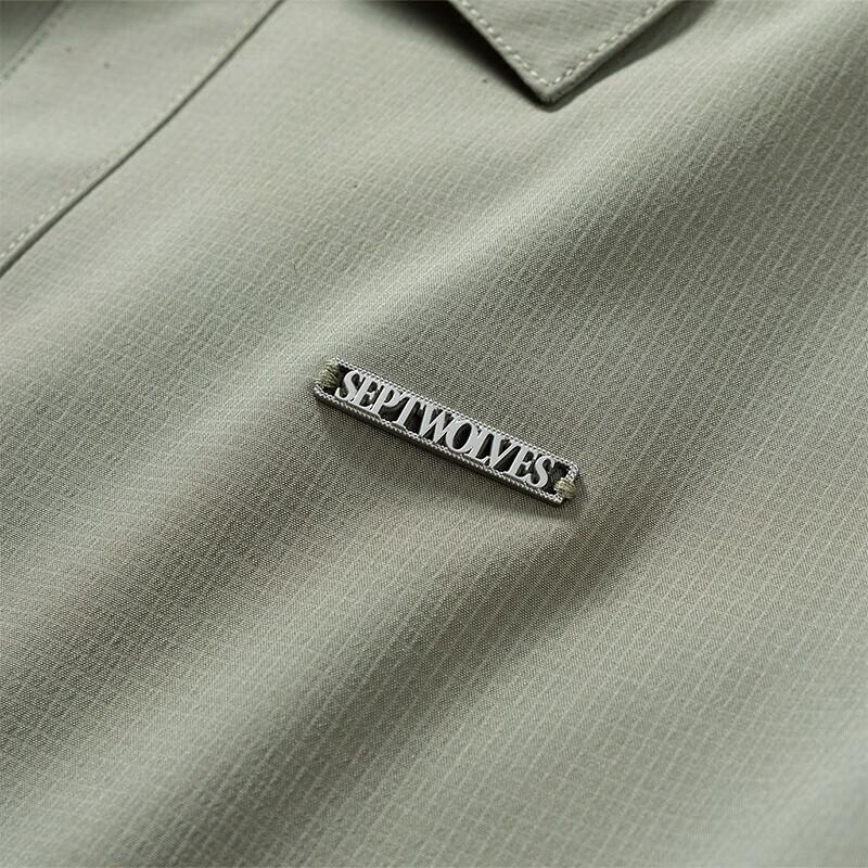 SEPTWOLVES Men's Fashion Lapel Commuter Jacket