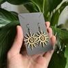 Bohemian Sun Stainless Steel Geometric Earrings For Women