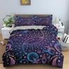 Bohemian Duvet Cover Set Universe Sun And Moon Themed Polyester Comforter Cover King Queen Full Size For Kids Boys Bedding Set