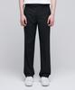 Lightweight Semi-Wide Hidden Banding Slacks [Black]