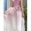 French Tube Top Evening Dress Dress Women's High-end Light Wedding Dress Light Luxury Niche Bride Engagement Banquet Super Fairy Toasting Clothes