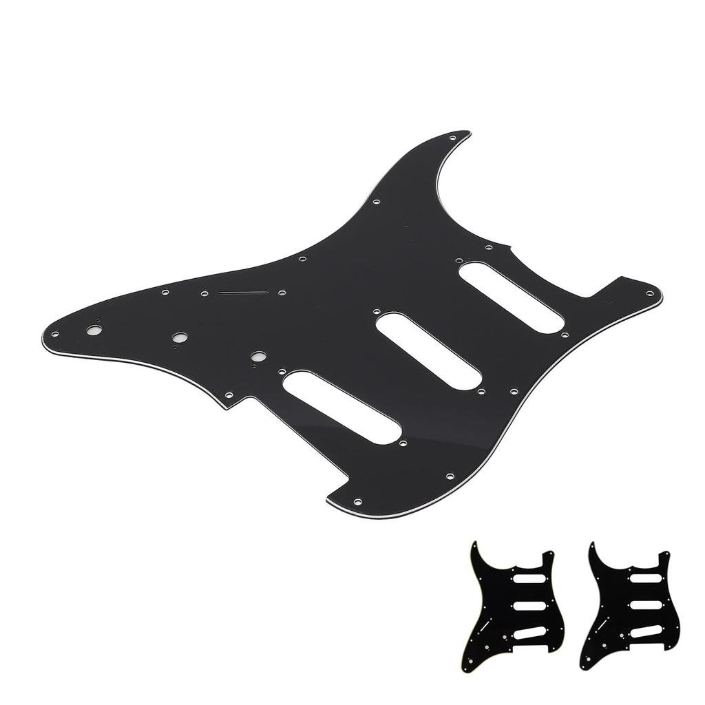 Guitar Pickguard Scratch Plate 11 Holes Left Handed Electric Guitar Pickguard for Practice and Perfo