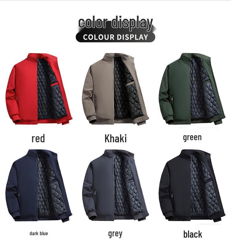 Men's Winter Fleece-Lined Thick Jacket – Trendy, Versatile, Warm, Cotton Padded Coat 2026