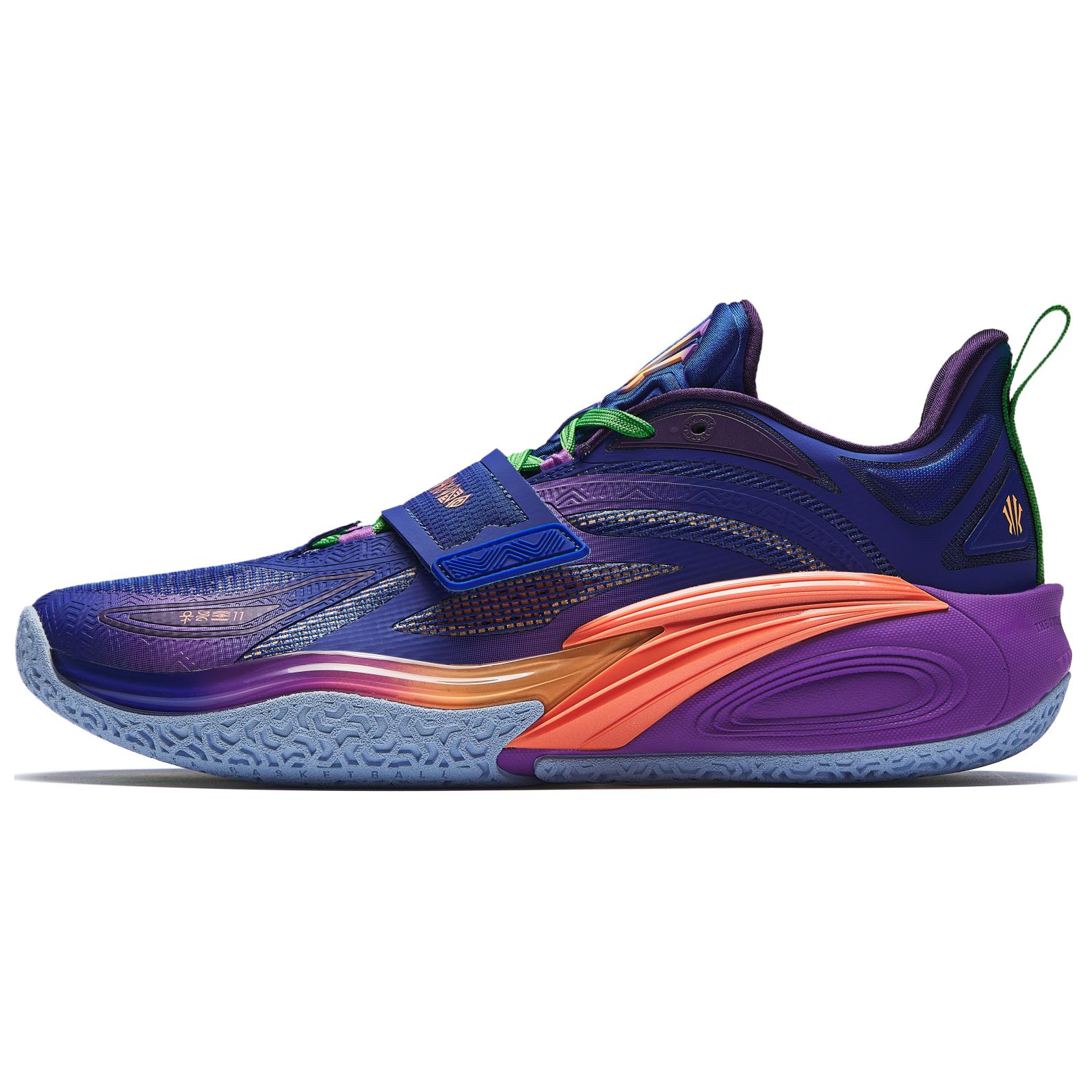 Anta KAI 1 Basketball Shoes Men Blue Purple Orange 112431102S-6 38