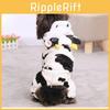 Roupas Aconchegantes de Tecido Coral para Cães e Gatos Outono Inverno Grossas Quentes Teddy Corgi Bulldog Francês Roupa