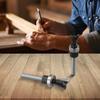 Anti Kickback Router Bit Bottom Bearing Dovetail Bit Anti Kickback Design C3 Micro-grain Carbide Clean Cutting High Hook Angles