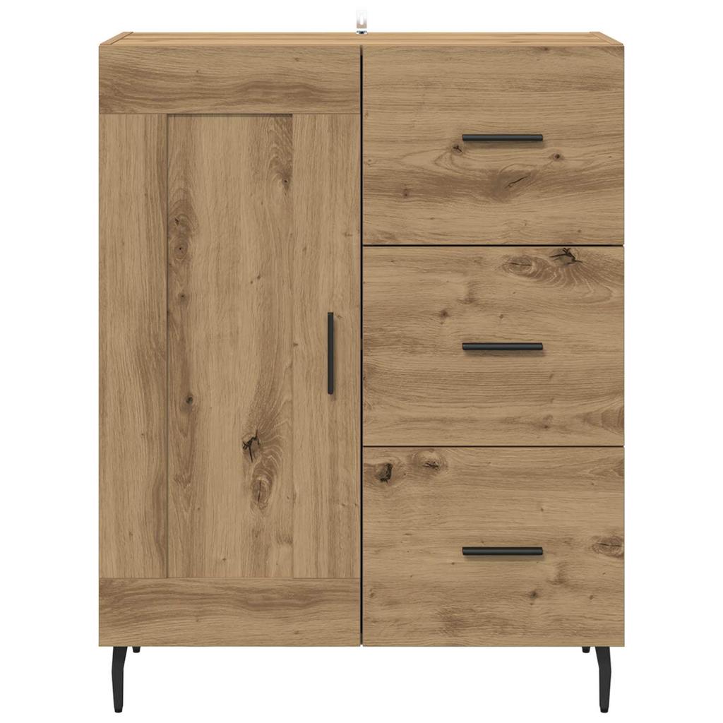 Sideboard Artisan Oak 69.5 x 34 x 90 cm Engineered Wood and Iron