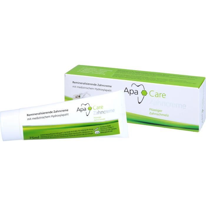 Dentifrice - ApaCare - Gel pour les dents - 75 ml - Soin des gencives - Produit cosmétique