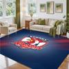 Sydney Roosters Design Crystal Velvet Rug Soft Decorative Mat for Bedroom Entrance