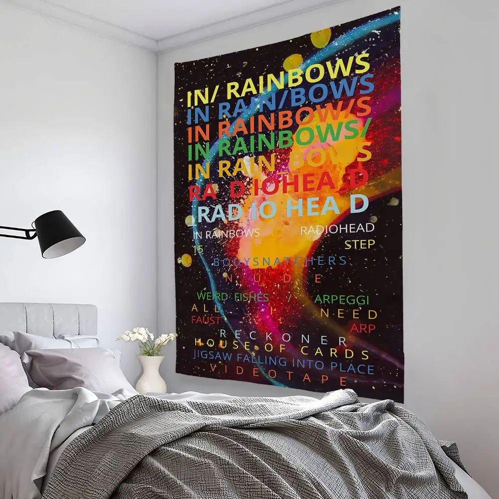 Radiohead s Rainbow Tapestry 75x100 чёрный