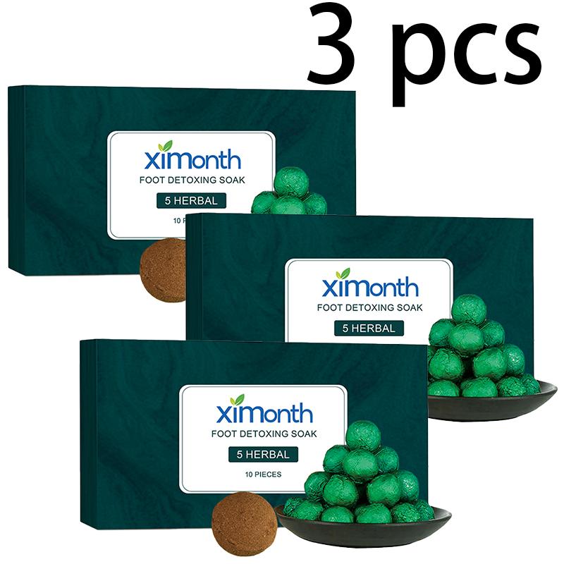 XIMONTH Herbal Soak Foot Bath Balls Herbal Ingredients Soothe Legs Moisturize Skin Foot Care