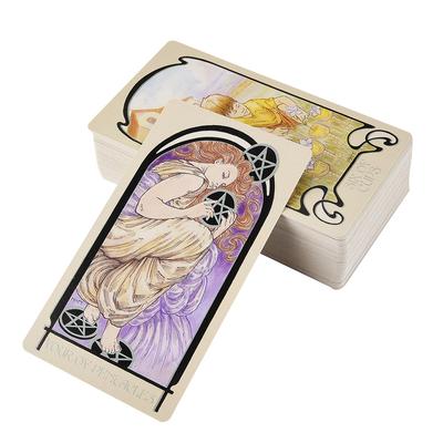 Inglés Visiones Etéreas Cartas de Tarot Iluminadas Baraja Mesa Juegos de Mesa Para Fiesta Tarjeta de Juego Entretenimiento