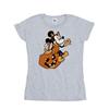 Minnie Mouse Cat Cotton Halloween T-skjorte for kvinner/damer