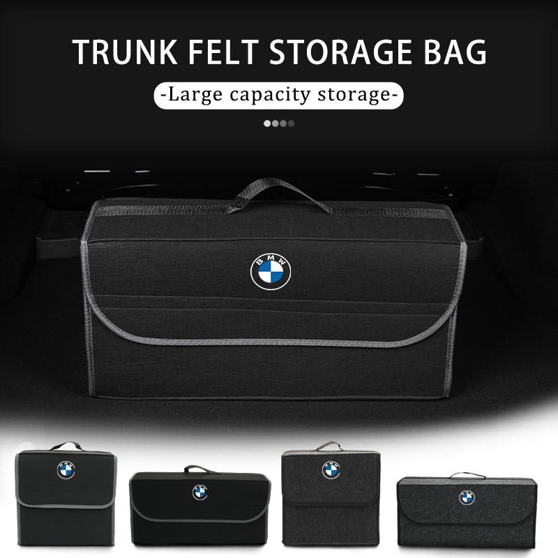 For BMW Car Trunk Large Capacity Multiuse Organizer Box Auto Tools Storage Folding Bags G30 G20 M3 M5 E91 E92 E93 E36 E70 X3 X4 YY8