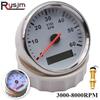 Universal 85mm Boat Tachometer Marine Tacho Meter Gauge LCD Hourmeter 6000RPM 8000RPM Meter Car Tacometro Toerenteller