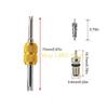 L8RE Air Conditioner Valves Cores Set Air Conditioning Valves Installation Tool Brass Texture Suitable for R12 R134A