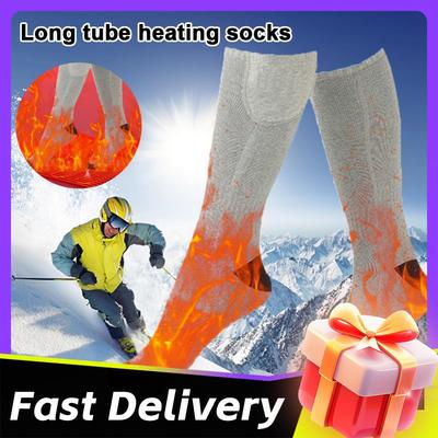 3 Level Temperature Winter Heating Socks Cold-Proof Winter Warm Thermal Socks Electric Heating Socks for Outdoor Skiing Hiking