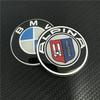 1pcs-45mm Suitable for BMW 50th Anniversary KITH Thunder Joint Style 45mm Interior Steering Wheel Logo Sticker Badge.