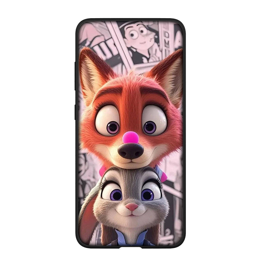 Case for Samsung Galaxy S25 S23 S22 S24 Ultra FE S9 A05 A06 A15 A16 A36 A37 A35 A54 A55 A56 A57 A25 A26 A53 Wallpaper Garys Zootopia 2 Judy Nick Cover