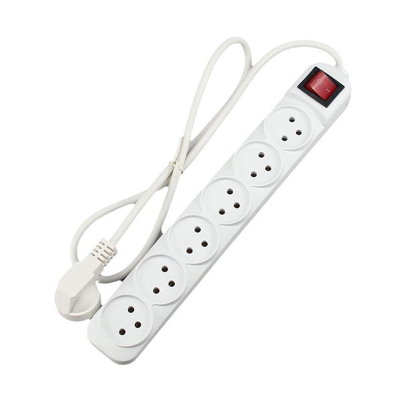 16A Israel Power Strip with Master Switch and 1m Extension Cord