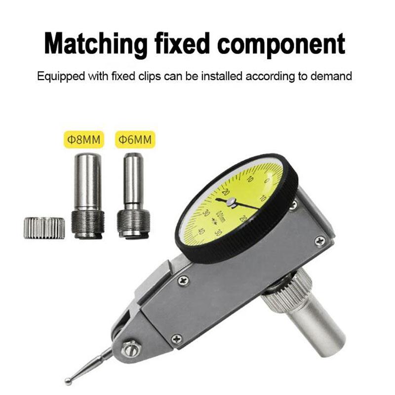 0-0,8mm Messuhr Magnetfußhalter Mikrometer Präzisionsanzeiger Messwerkzeuge Stundenzeiger-Anzeiger Messvergleicher