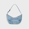 [Matinkim] Stoff-Bogen-Hobo-Tasche in Rauchblau