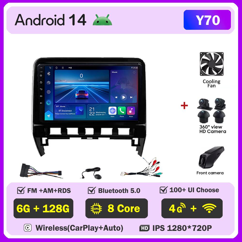 For Nissan Serena 5 V C27 2016 - 2021 Car Radio Player Car Carplay Screen Autoradio Mirror Link Car Intelligent Systems 8 Core