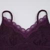 Purple V-neck Lace Patchwork Slim Camisole for Summer 2026
