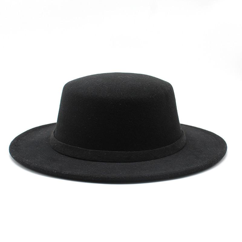 Stilvoller Wollmisch-Fedora-Hut Mit Sonnenschirm Atmungsaktivität Für Männer Und Frauen