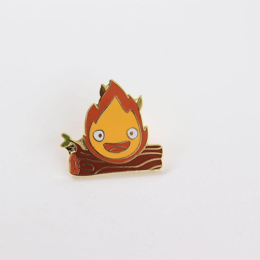 Adorable Stickman Fire Brooch: Cute Gift for Friends' Backpack, Scarf, or Hat