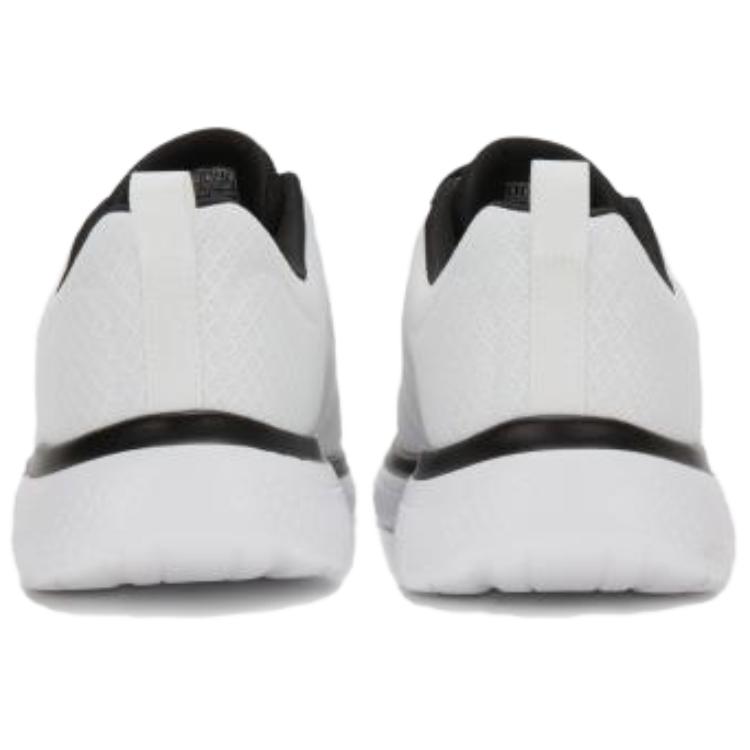 Skechers Memory Foam Comfortable Versatile Shock Absorbing Non-Slip Durable Breathable Lightweight Low-Top Casual Shoes Men Sneaker White 8790258-WBK