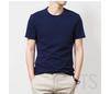 Men's Loose-Fit Short-Sleeve Round Neck T-Shirt, 100% Mercized Cotton.
