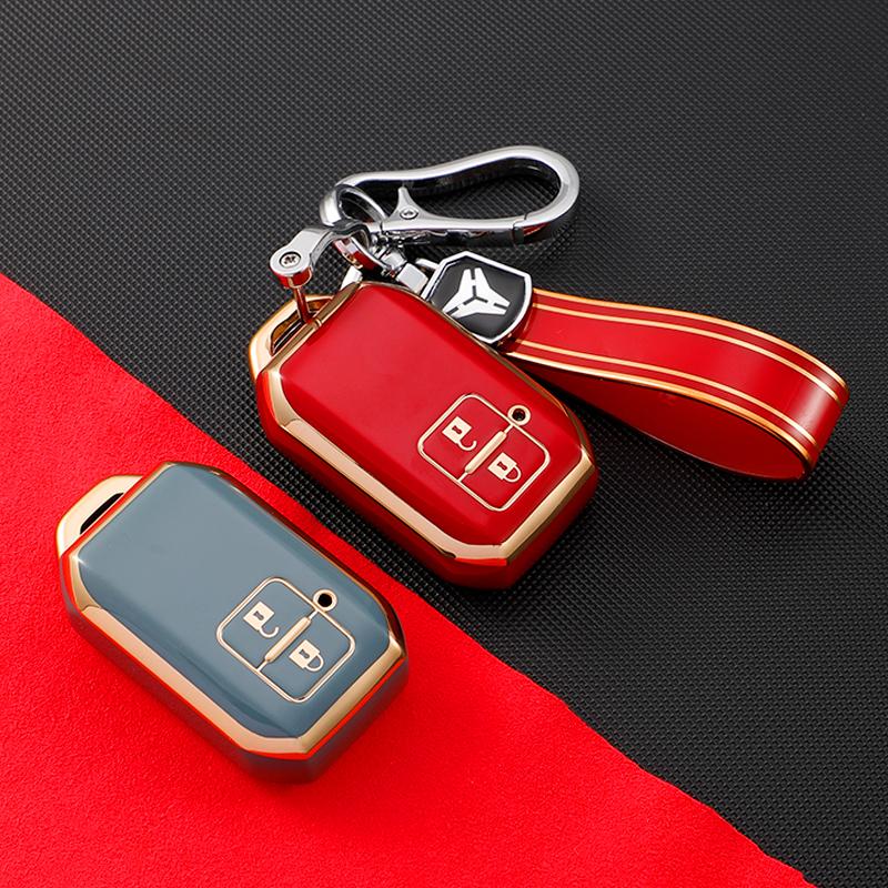 2 /4button Phnom Penh Fashion TPU Car Remote Key Case Cover Shell For Suzuki Ertiga Swift Wagon R Protected Holder Keyless Fob Accessories