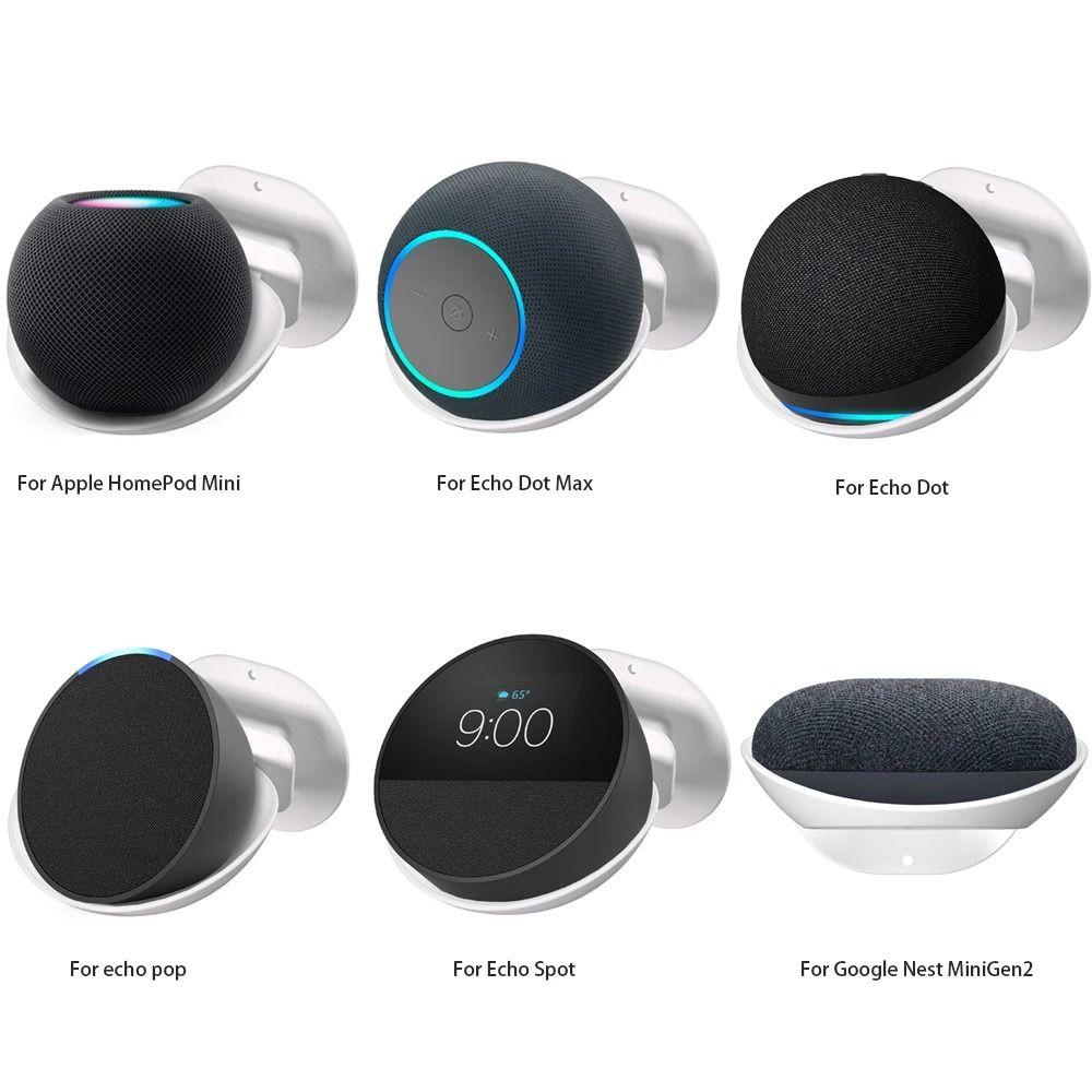 1Pcs ABS Speaker Wall Mount Bracket Speaker Storage Shelf For Echo Dot Max Dot Pop Spot