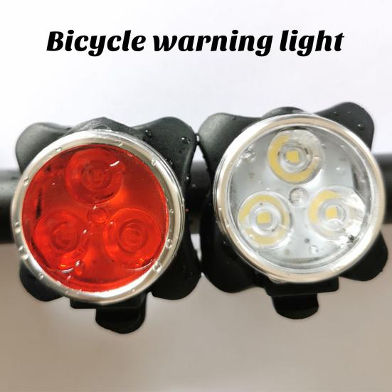 1 Set Red Bicycle Rear Light 4 Modes USB Rechargeable Waterproof Super Bright Mountain Bike Riding Warming LED Lamp