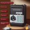 Mini ATM Piggy Bank with Password, Auto-Roll Money Saving Box, Electronic Coin Cash ATM Machine, Birthday Gift for Boys Girls