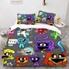 3D Print Game S-Smiling Critters Bedding Set Boys Girls Twin Queen King Size Duvet Cover Pillowcase Bed Boys Adult Home Textiles