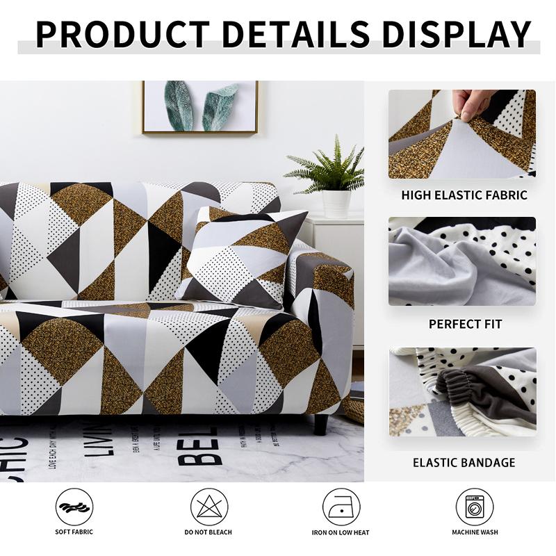 Stretch Sofa Slipcover Spandex Sofa Cover For Living Room Elastic Sofa Towel Furniture Protector Chair Couch Cover L-Shape Cover