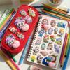 Ninrikidy Butt Puni Puni Seal Puffy Character 3D Embossed Notebook Stickers Set B Glitter Kids Girls Adults Decor