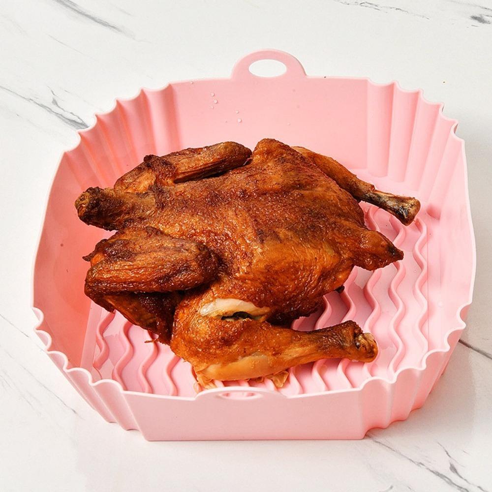 Soft Silicone Air Fryer Liners Mould Liners Baking Basket New Pizza Plate for Air Fryer