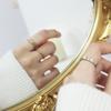 Three-Color Minimalist Stacking Ring – Elegant, Versatile, Thin Bands for Women