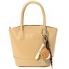 Retro Leather Light Luxury Hand-held Bucket Bag, Korean-style Simple Vegetable Basket Crossbody Bag