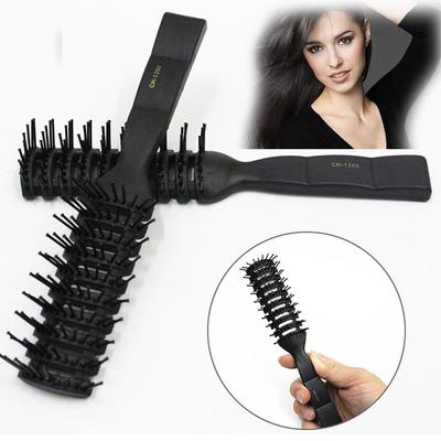 Plastic  Detangling Anti-static Hairdressing Wide Tooth Comb Curl Hair Brush Salon Styling Tool