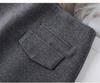 Women's Grey Wool Blend High-Waisted A-Line Skirt - Autumn/Winter 2025 Collection