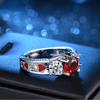 Schmuck Epoxid Liebe Zirkon Mikro-Inlay Ring, Beliebter Goldschmuck