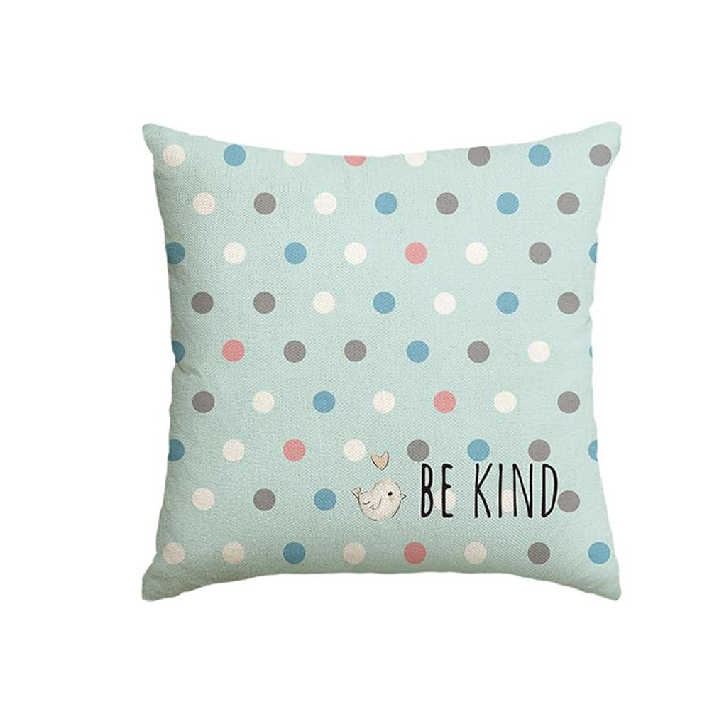 Easter Watercolor Cross Pillow Cover Cozy Aesthetic Pillowcase for Bedside Couch Living Room Home Decoration
