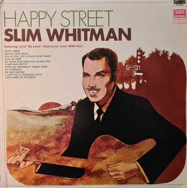 LP Record SLIM WHITMAN - Happy Street LP12411 Imperial 1968 US Folk Used