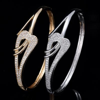 Full-mouthed Women's Light Luxury Fashion Simple Zircon Temperament Versatile Style Bracelet